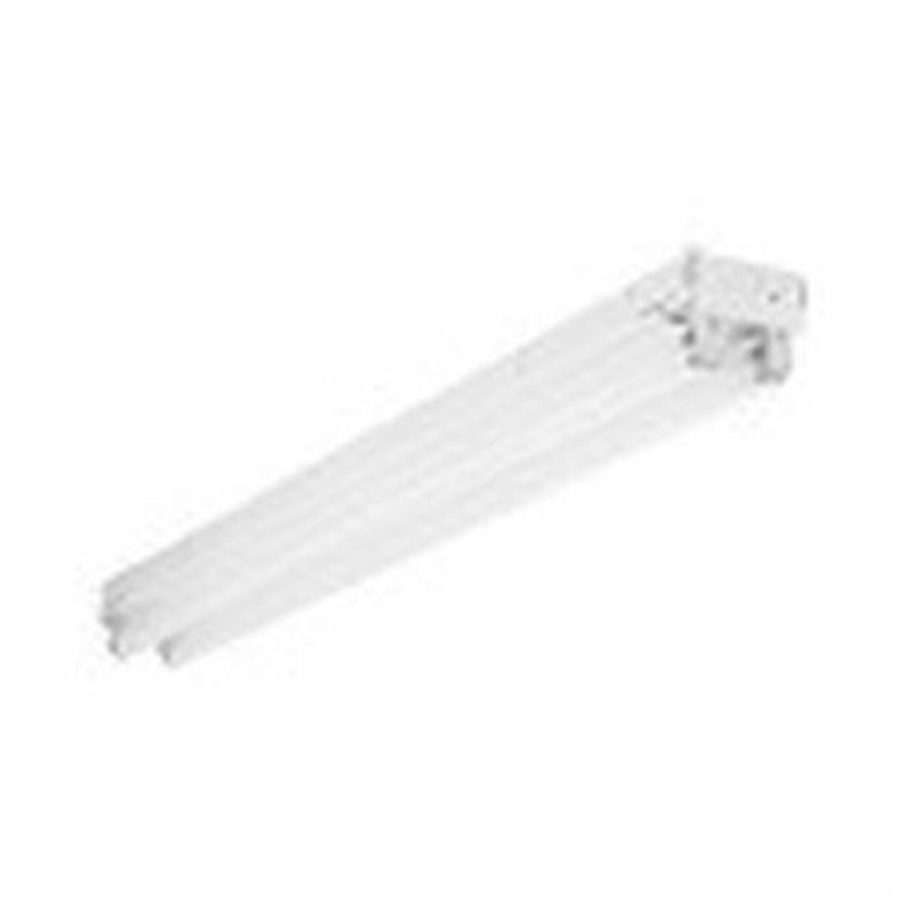 Lithonia Lighting TC232 MV TC Series Contractor Select General Purpose Tandem Strip Light, (4) Lamps T8 Lamp, 120 to 277 VAC, High Gloss Baked White Enamel Housing